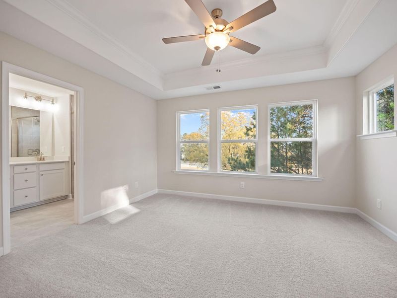 Spacious, unfurnished interior of a new home in Camden Park, Knightdale (Image 40).