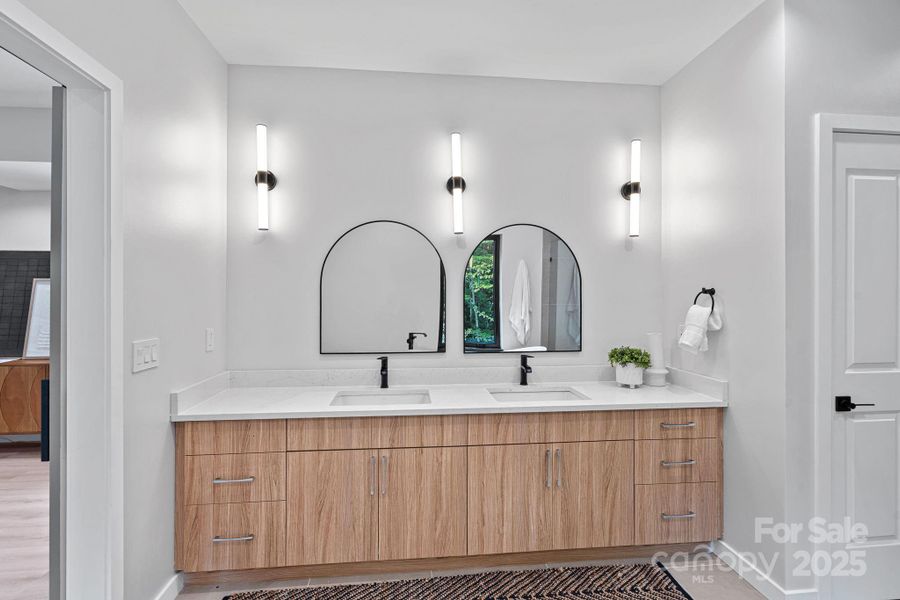 Furnished interior view inside a new home in , Charlotte (Image 11).