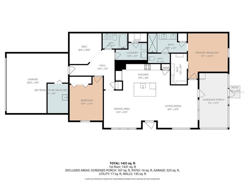 2D floor plan layout of this home in , Daytona Beach, FL (Image 5). 2D floor plan layout of this home in , Daytona Beach, FL (Image 5).