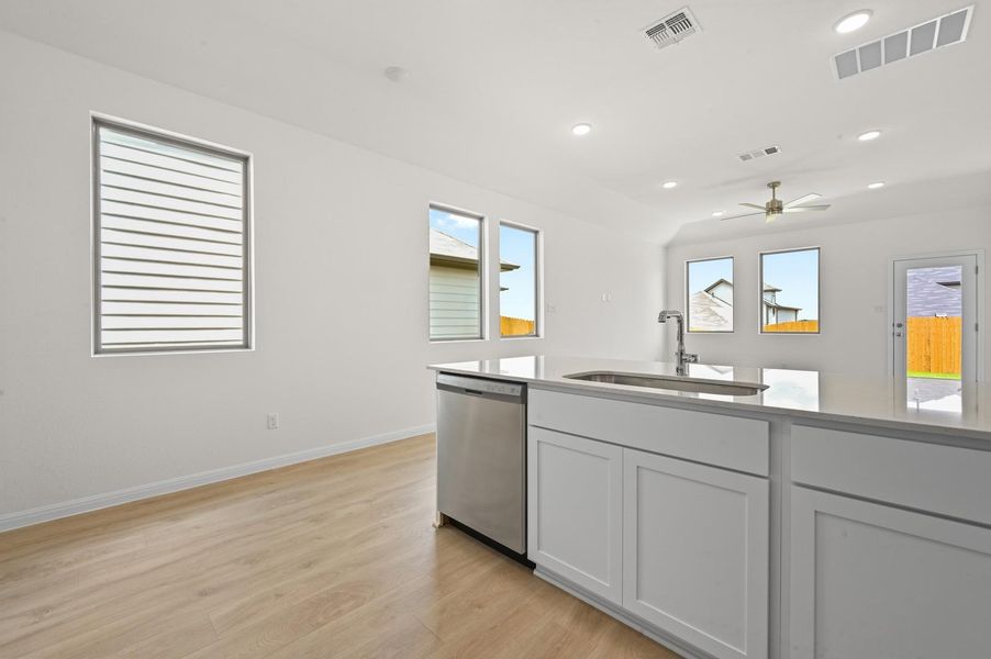 Furnished interior view inside a new home in Trinity Ranch, Elgin (Image 11).