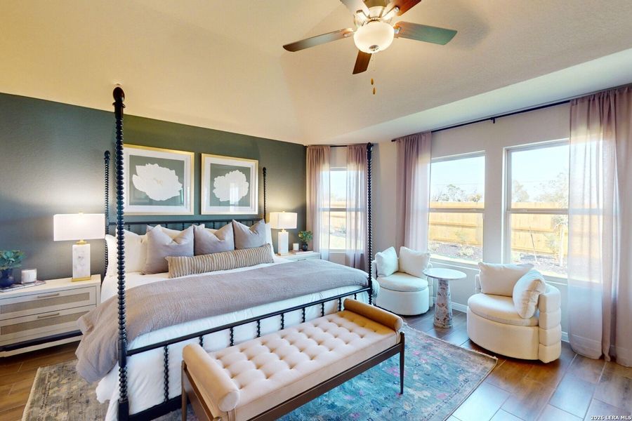 Furnished interior view inside a new home in Paloma Park, Converse (Image 7).
