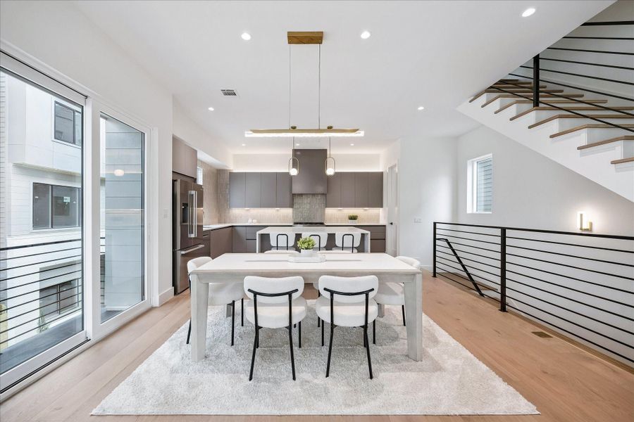 Furnished interior view inside a new home in , Houston (Image 33).