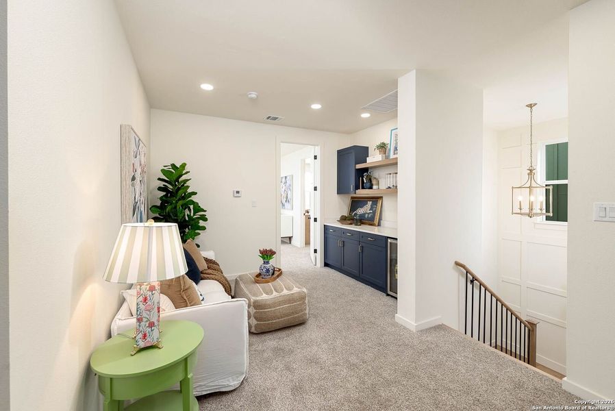 Furnished interior view inside a new home in , San Antonio (Image 8).