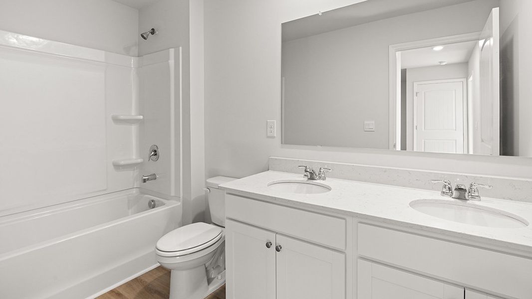 Furnished interior view inside a new home in Hughes Court, Dawsonville (Image 12). Furnished interior view inside a new home in Hughes Court, Dawsonville (Image 12).