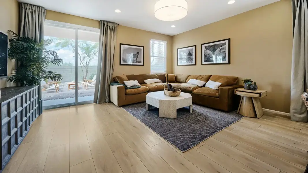 Representative furnished interior of a home built from the Hadley Plan 3470 by Lennar in Teravalis, Buckeye (Image 11).