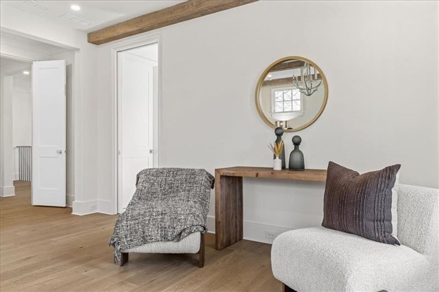 Furnished interior view inside a new home in , Atlanta (Image 28).