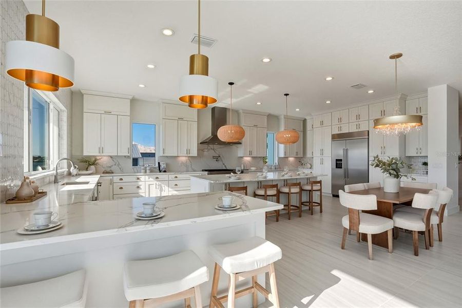 Furnished interior view inside a new home in , Madeira Beach (Image 43).