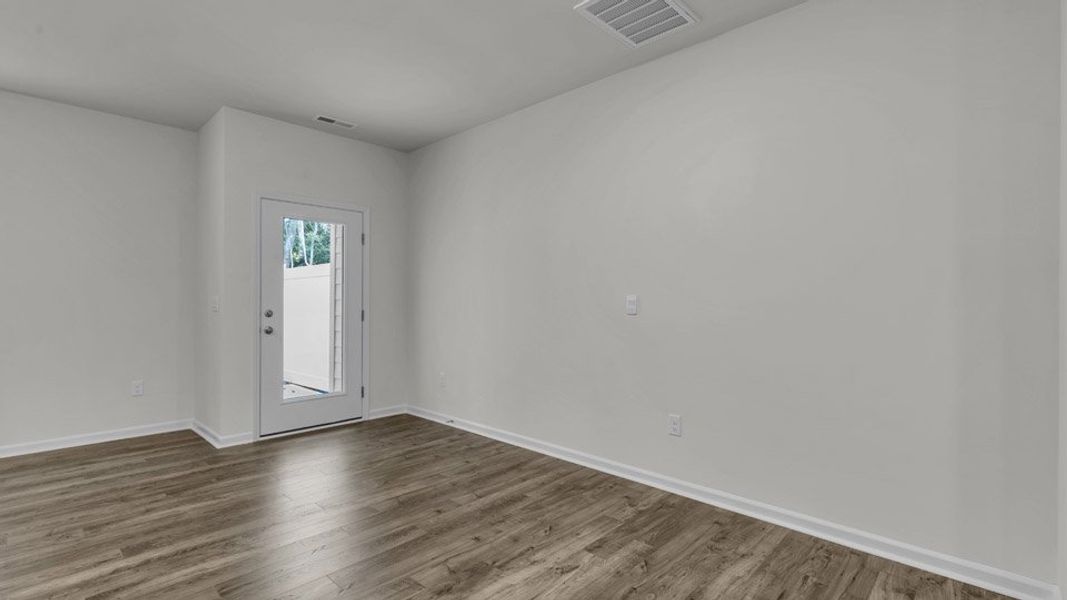 Spacious, unfurnished interior of a new home in The Townes at Bexford, Willow Spring (Image 12). Spacious, unfurnished interior of a new home in The Townes at Bexford, Willow Spring (Image 12).