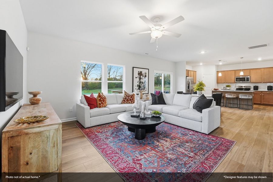 Furnished interior view inside a new home in Winston Ridge, Youngsville (Image 6).