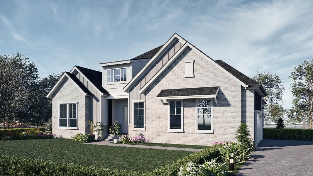 Representative exterior photo of a completed home built from the Burgess by Brightland Homes in Richvale Estates, Fairview, TN (Image 29).