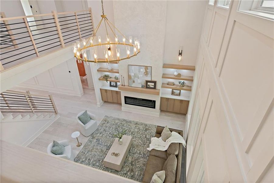 Furnished interior view inside a new home in , Grayson (Image 52). Furnished interior view inside a new home in , Grayson (Image 52).