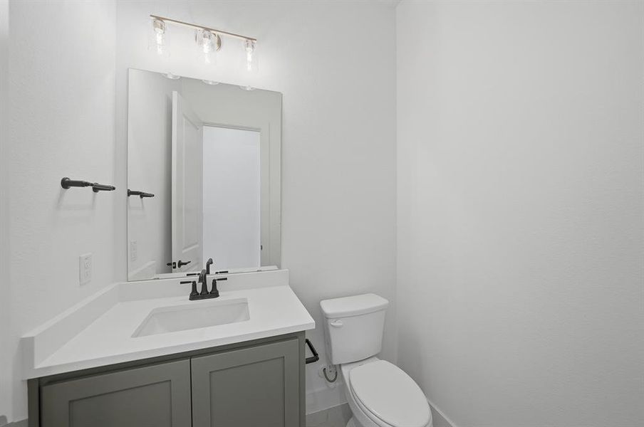 Furnished interior view inside a new home in Estates at Rockhill, Frisco (Image 11).