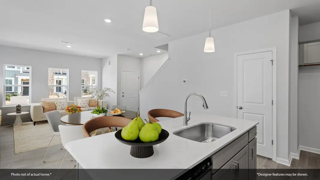 Furnished interior view inside a new home in Renaissance at White Oak, Garner (Image 5).