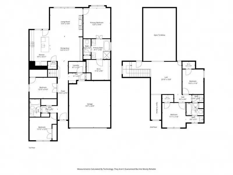 2D floor plan layout of this home in , Mesquite, TX (Image 4).