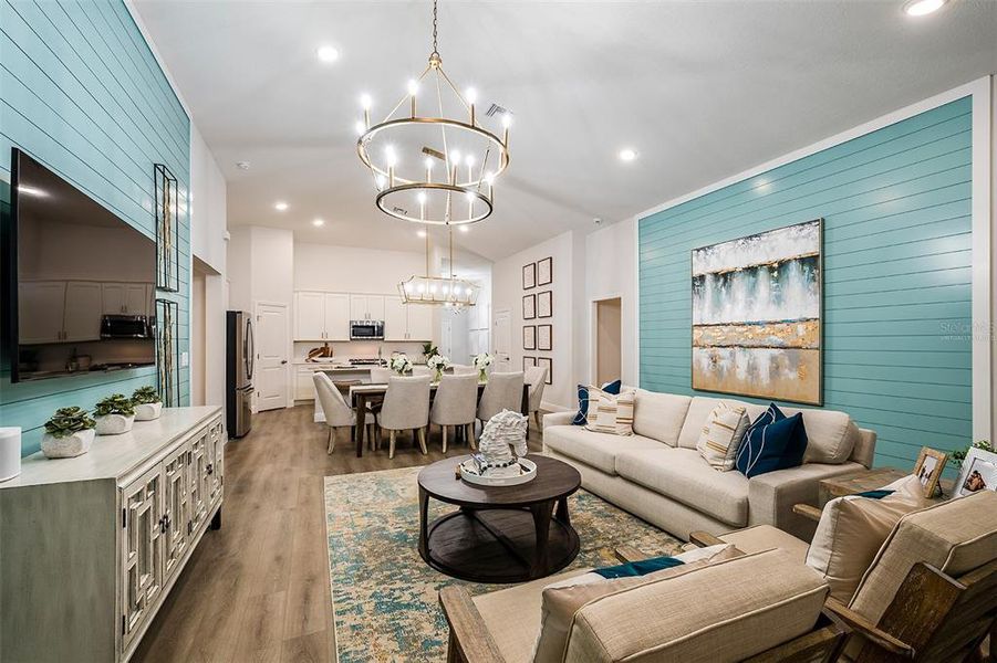 Furnished interior view inside a new home in Pasadena Landing, Wesley Chapel (Image 7).