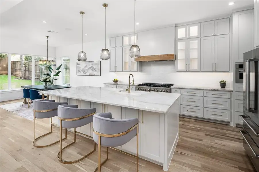 Furnished interior view inside a new home in , Dallas (Image 7).