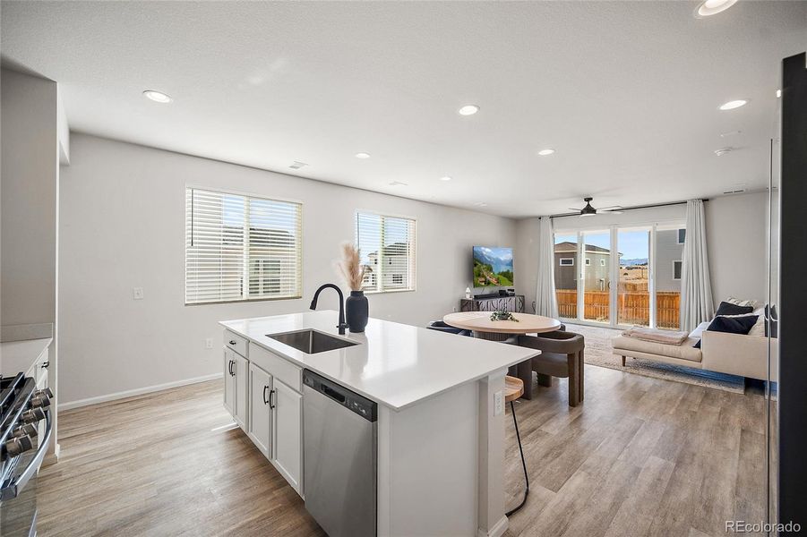 Furnished interior view inside a new home in Paint Brush Hills, Peyton (Image 32).