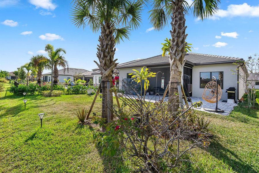 Exterior details and patio area of a home in Veranda Gardens, Port St. Lucie (Image 24). Exterior details and patio area of a home in Veranda Gardens, Port St. Lucie (Image 24).