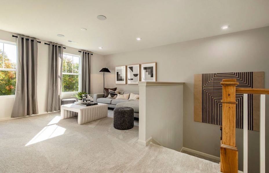 Furnished interior view inside a new home in Kinsdale, Lancaster (Image 24). Furnished interior view inside a new home in Kinsdale, Lancaster (Image 24).