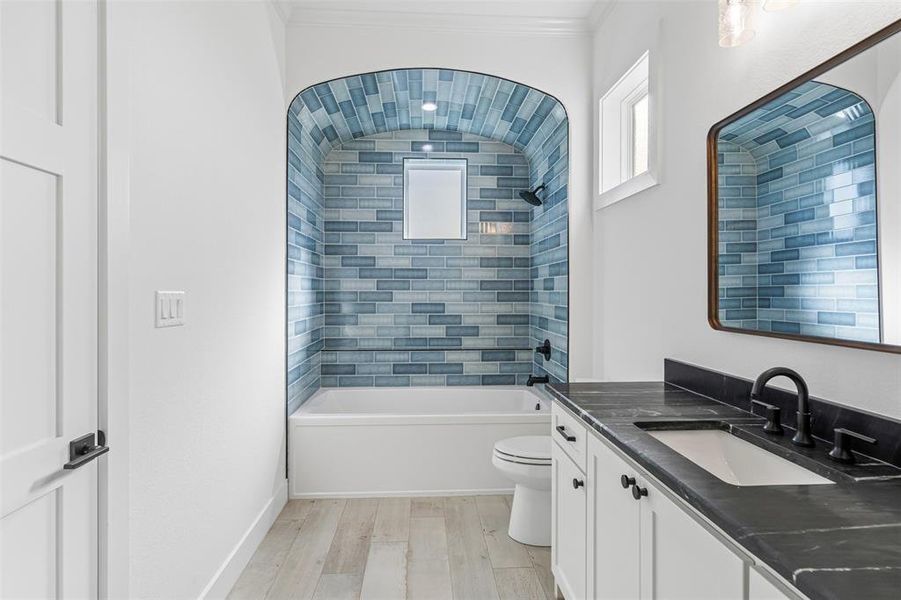 Furnished interior view inside a new home in , Granbury (Image 17).