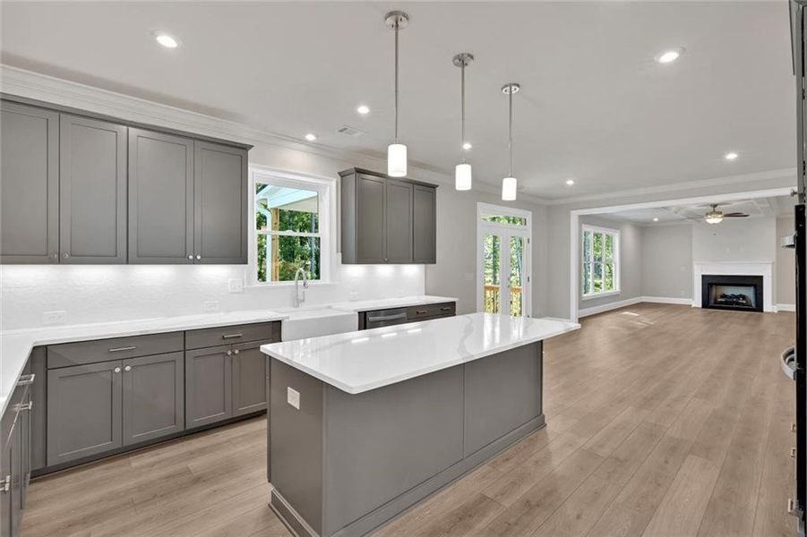Furnished interior view inside a new home in Ford Landing, Acworth (Image 11).