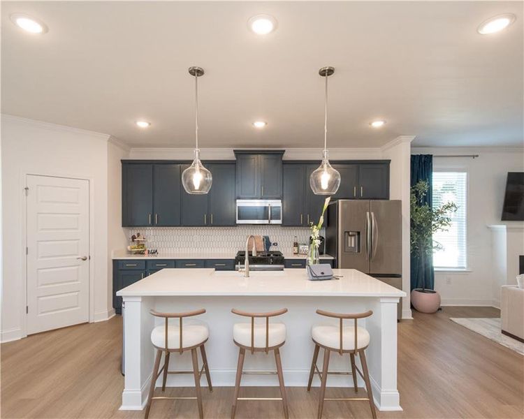 Furnished interior view inside a new home in Cooper's Walk, Loganville (Image 17).