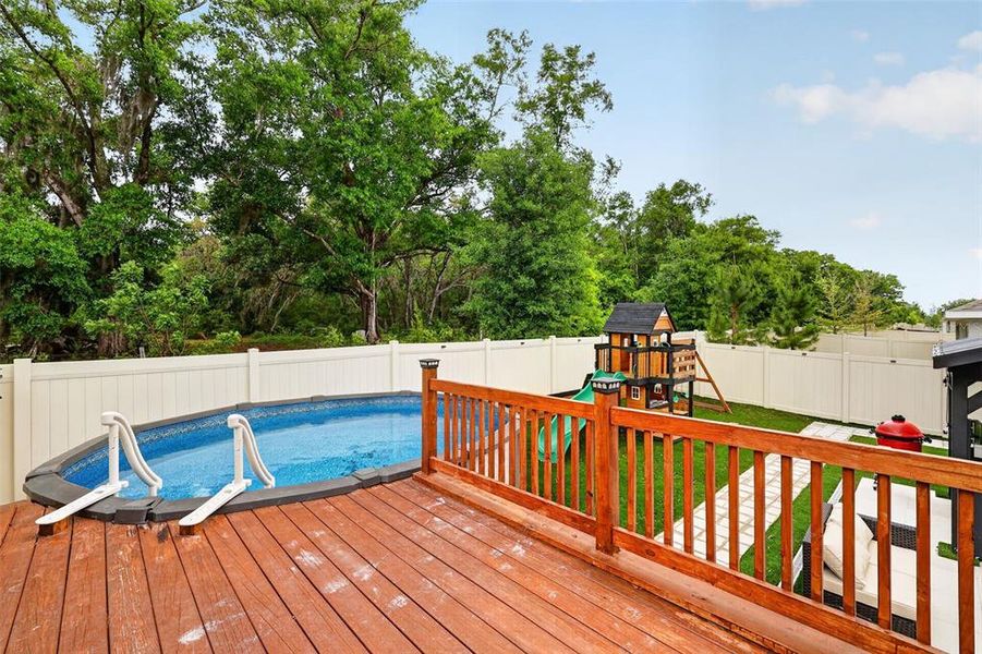 Exterior details and patio area of a home in Summerbrooke, Mount Dora (Image 29).