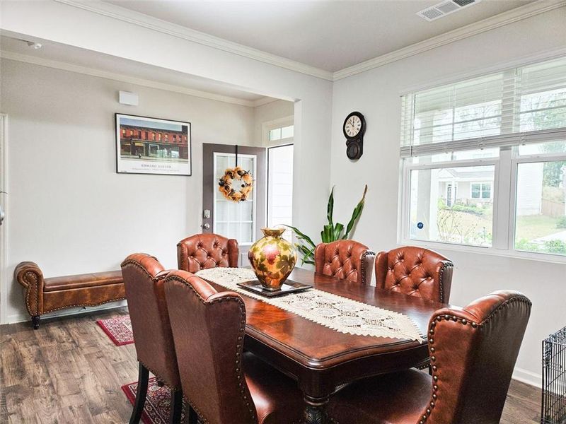 Furnished interior view inside a new home in , Braselton (Image 12).