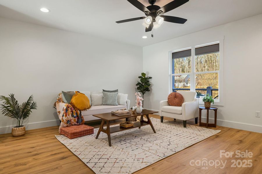 Furnished interior view inside a new home in , Canton (Image 37).