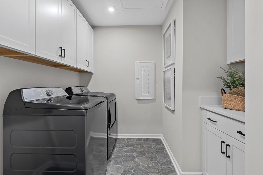 Representative furnished interior of a home built from the Woodwright by Tri Pointe Homes in Alton Creek, Mint Hill (Image 41).