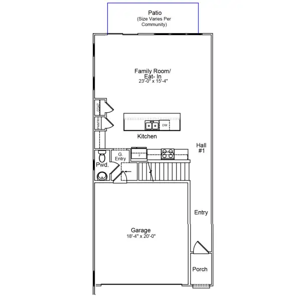2D floor plan layout of this home in Sweetbrier, Durham, NC (Image 2). 2D floor plan layout of this home in Sweetbrier, Durham, NC (Image 2).
