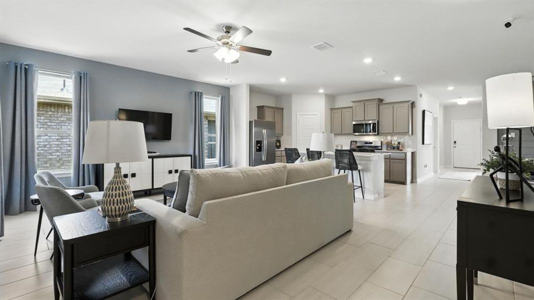 Furnished interior view inside a new home in The Canyons, Keene (Image 15). Furnished interior view inside a new home in The Canyons, Keene (Image 15).
