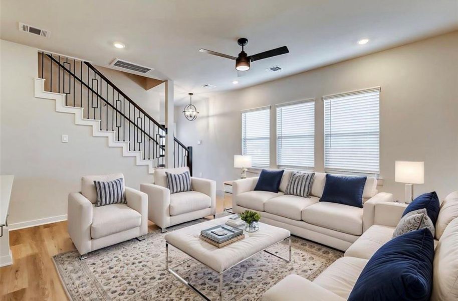 Furnished interior view inside a new home in Glendale Lakes, Rosharon (Image 6).