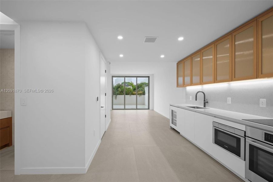 Furnished interior view inside a new home in , Miami (Image 11).