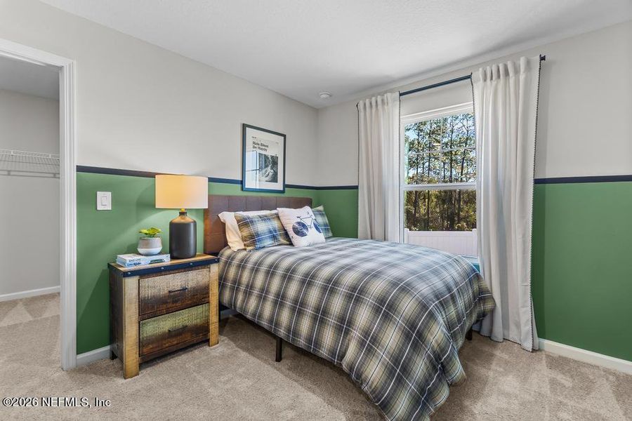 Furnished interior view inside a new home in The Landings at Pecan Park, Jacksonville (Image 13).