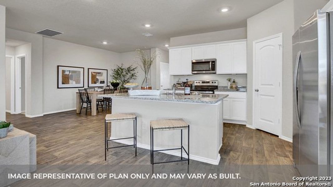 Furnished interior view inside a new home in Navarro Fields, Seguin (Image 24).