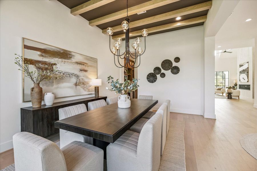 Furnished interior view inside a new home in Stallion Lakes, Hockley (Image 38).
