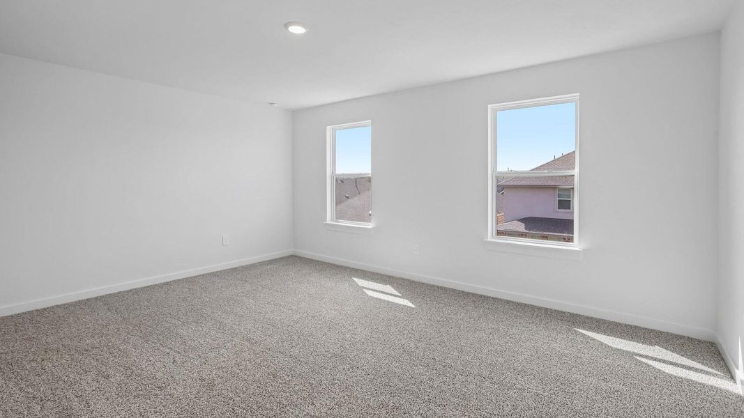 Spacious, unfurnished interior of a new home in Rosenbusch Ranch, Leander (Image 17). Spacious, unfurnished interior of a new home in Rosenbusch Ranch, Leander (Image 17).