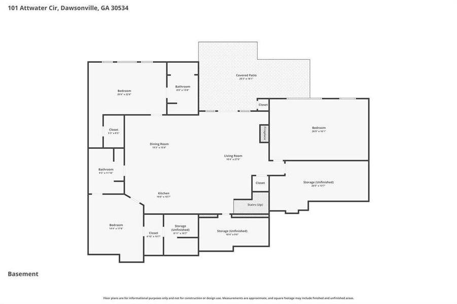 2D floor plan layout of this home in , Dawsonville, GA (Image 5). 2D floor plan layout of this home in , Dawsonville, GA (Image 5).
