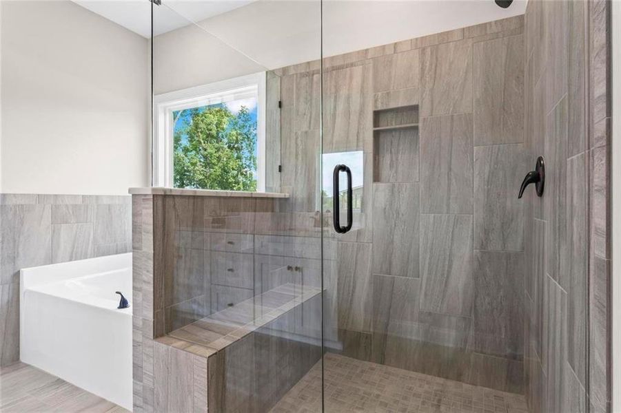 Furnished interior view inside a new home in , Dallas (Image 13).