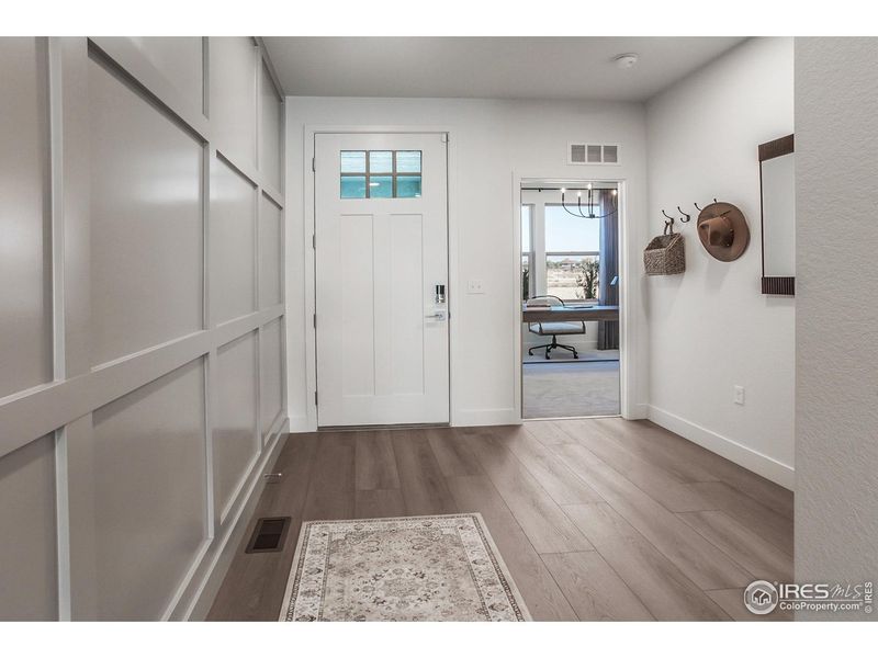 Spacious, unfurnished interior of a new home in Prairie Song Story Collection - Single Family Homes, Windsor (Image 23).