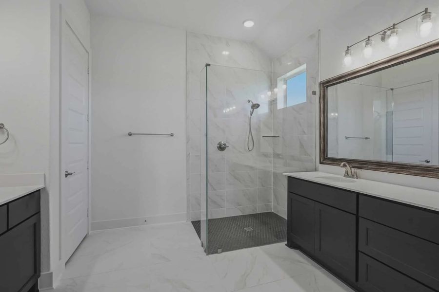 Representative furnished interior of a home built from the Brandon by Chesmar Homes in Sienna Lakes, San Antonio (Image 5).