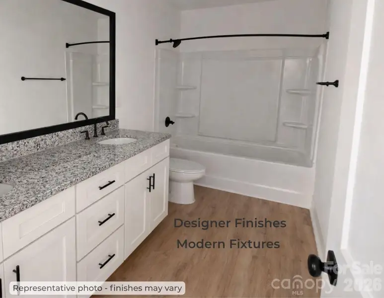 Furnished interior view inside a new home in , Albemarle (Image 4).