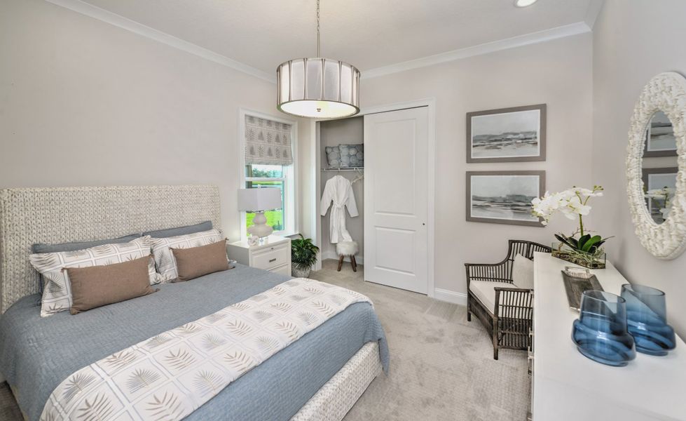 Furnished interior view inside a new home in Tidewater, Jacksonville (Image 24).
