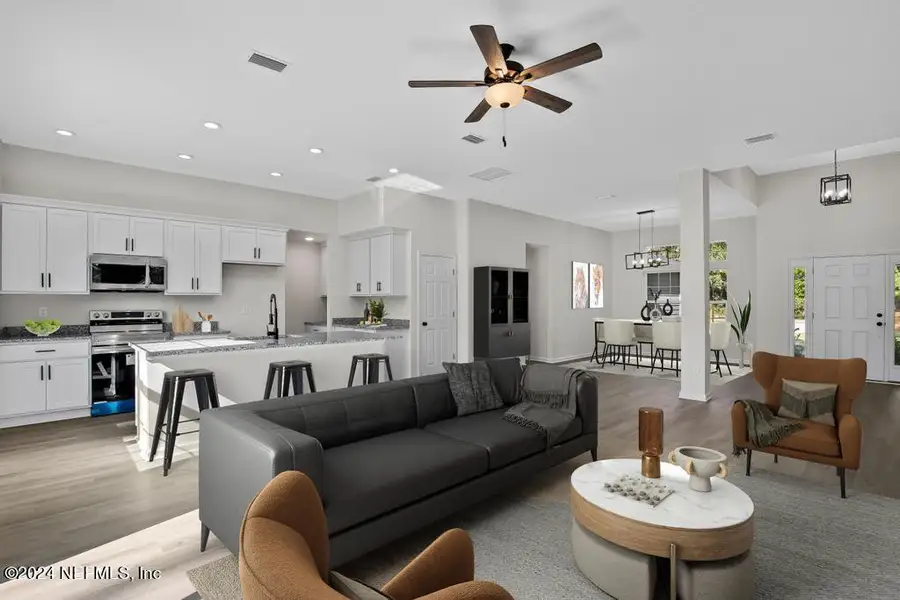 Furnished interior view inside a new home in , Jacksonville (Image 14).