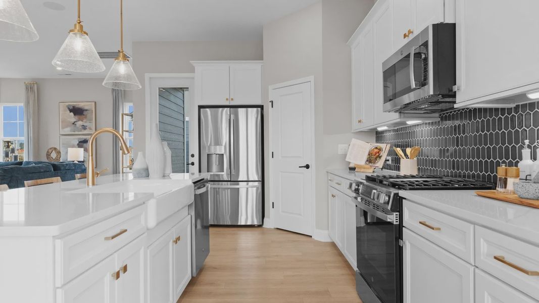 The Brockton Plan by DRB homes in Pineville, NC - Kitchen