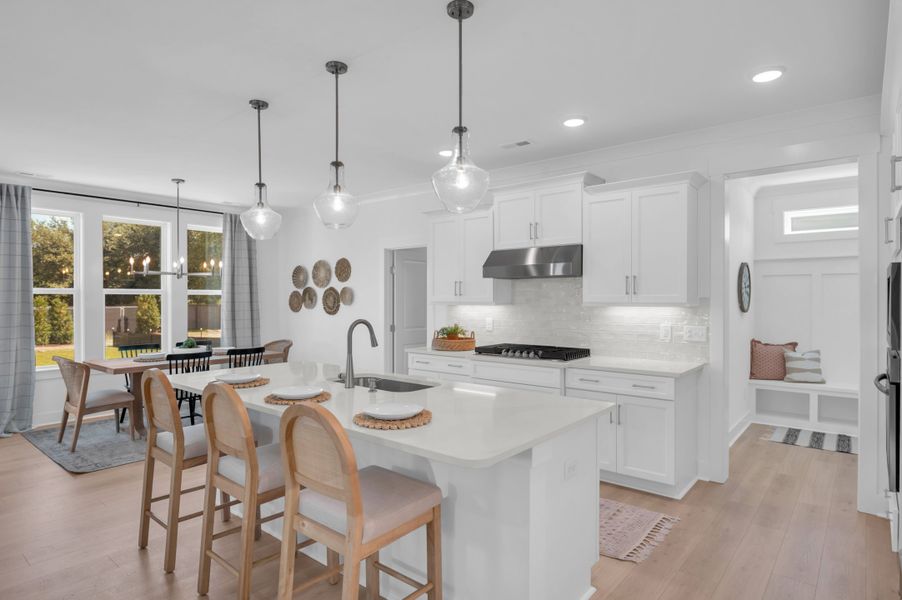 Representative furnished interior of a home built from the The Whitley by RobuckHomes in Windwater, Hampstead (Image 17).