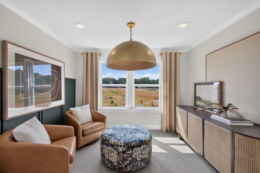 Representative furnished interior of a home built from the Wynfield by Pulte Homes in Everhour, Newnan (Image 18).