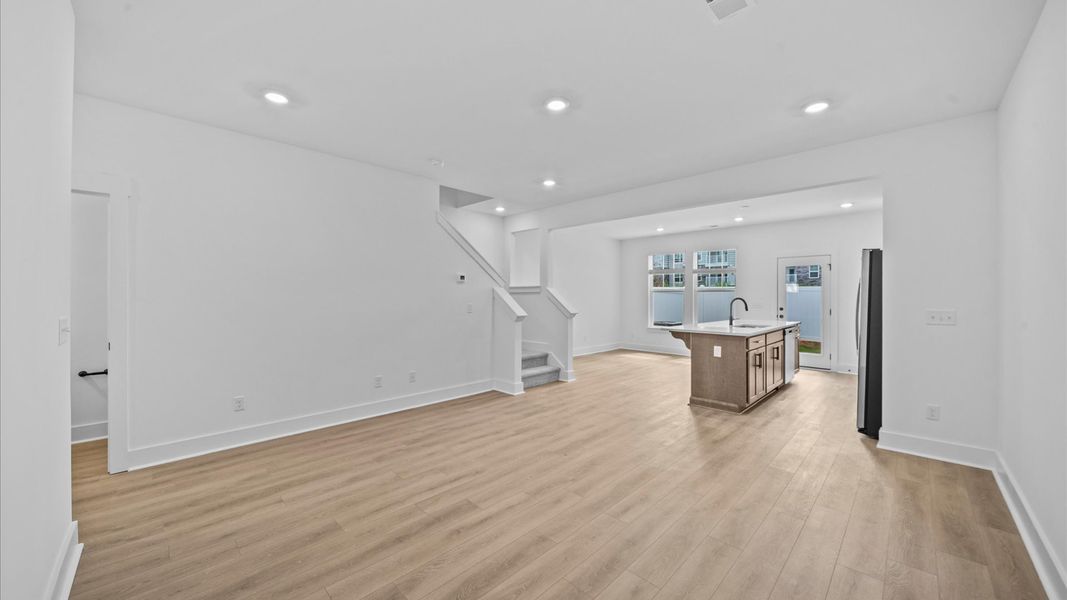 Furnished interior view inside a new home in Hickory Heights, Greenville (Image 6). Furnished interior view inside a new home in Hickory Heights, Greenville (Image 6).