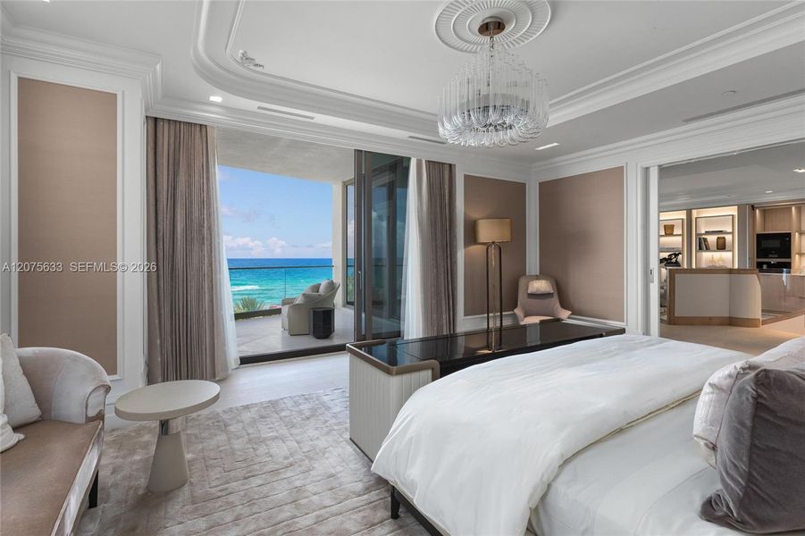 Furnished interior view inside a new home in , Sunny Isles Beach (Image 47).